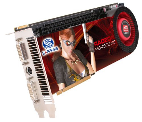 sapphire radeon hd4870 x2 2gb gddr5 pci-e dual dvi / tv-out imags